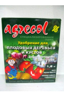 Добриво для плодових дерев та кущів 1,2 кг Agrecol (гранульоване)
