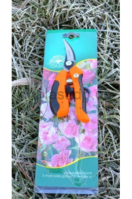 Секатор металлический для цветов, овощей 207 ОАЗIС