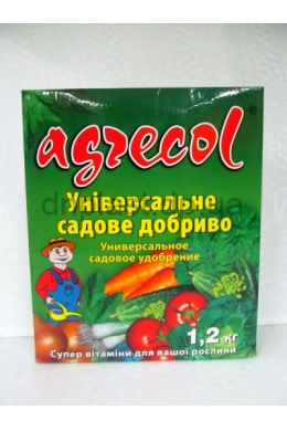 Добриво УНІВЕРСАЛЬНЕ САДОВЕ 1,2 кг Аgrecol (гранульоване) Добриво УНІВЕРСАЛЬНЕ САДОВЕ 1,2 кг Аgrecol (гранульоване)