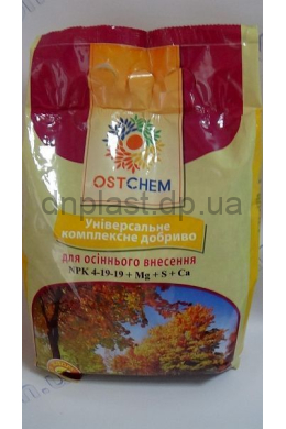Універсальне комплексне осіннє добриво 3 кг OSTCHEM 4-19-19 Універсальне комплексне осіннє добриво 3 кг OSTCHEM 4-19-19